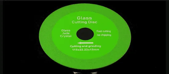 New Green Thin Wheel Glass Ceramic Cutting Diamond Saw Blade